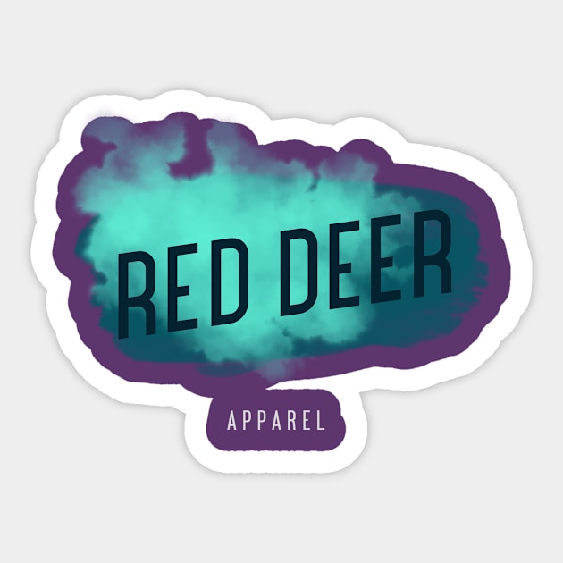 Red Deer, Alberta, Canada Sticker by Canada Tees